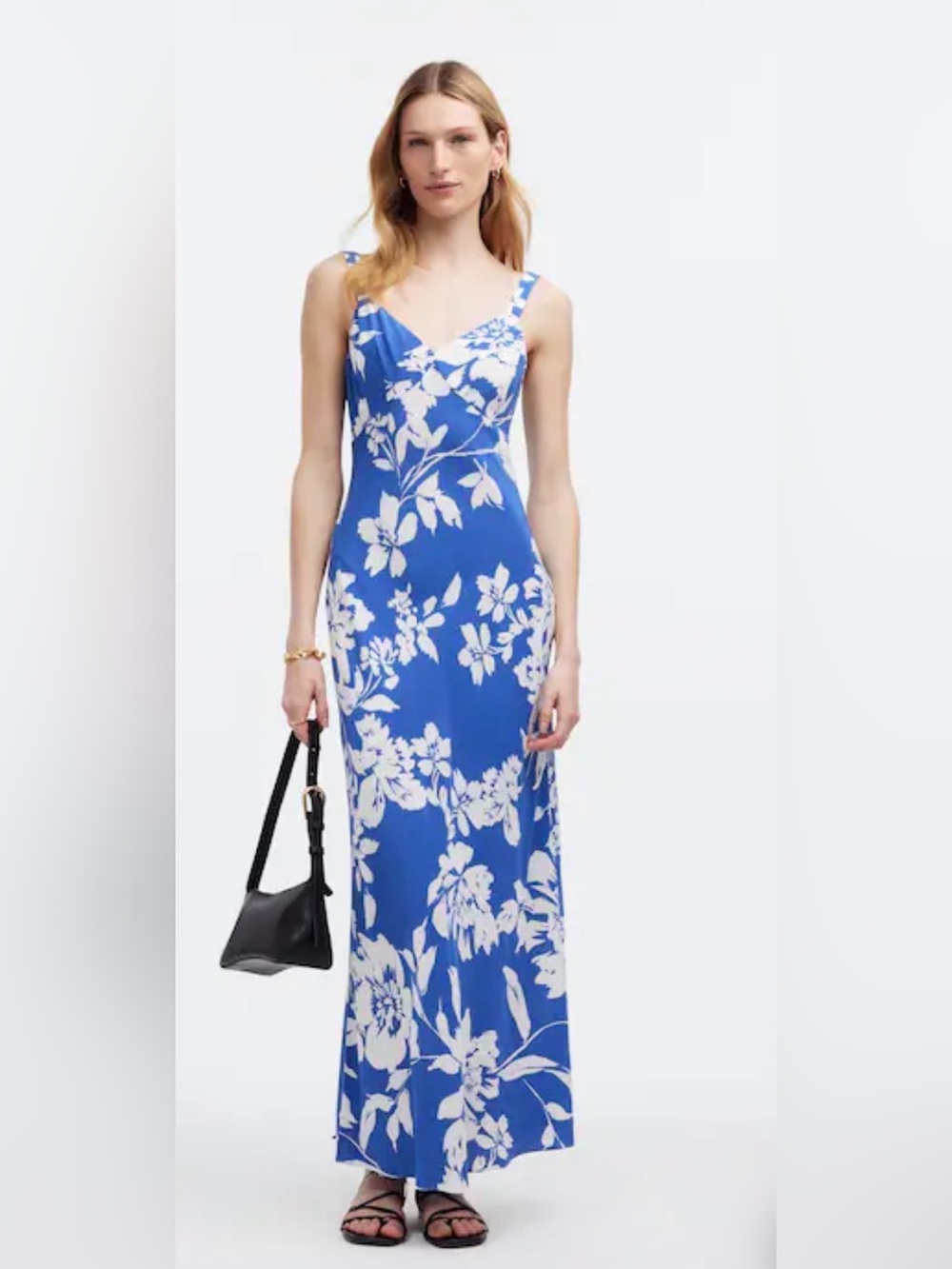 Madewell Floral Midi Tank Dress 8 NWT